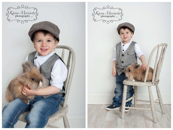 Little Man & Bunny » kemphoto.com/blog